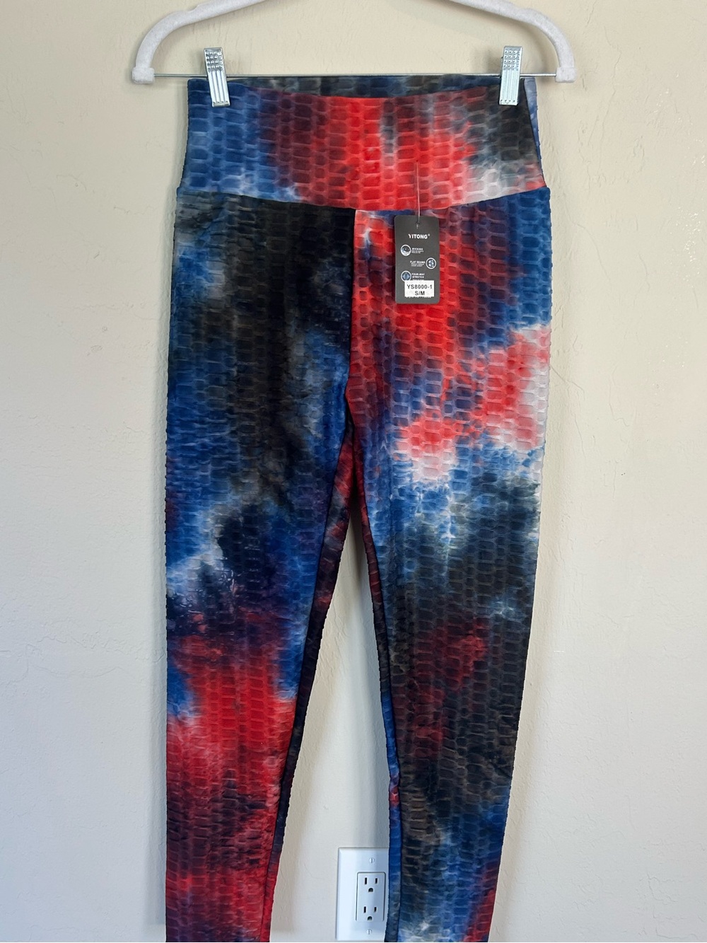 tie-dye leggings Honeycomb Size S/M (1684)
